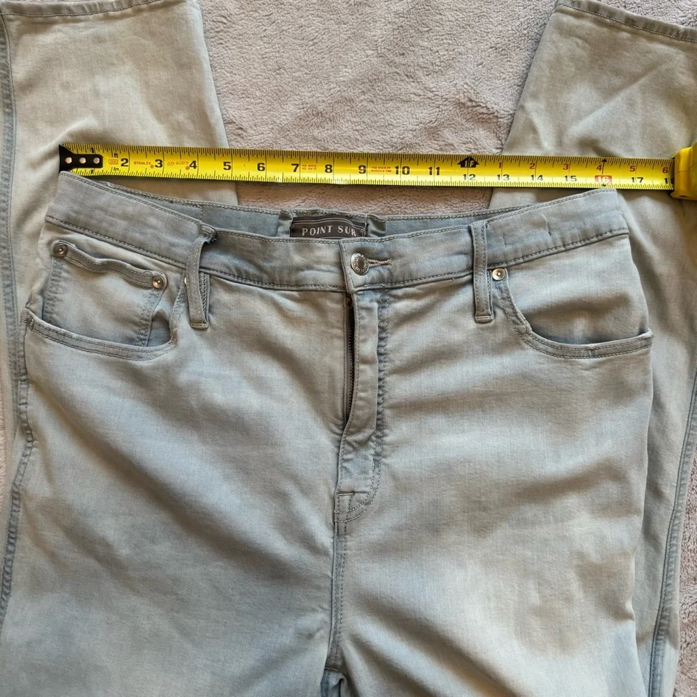 J Crew Point Sur Women's Light Blue Stretchy‎ Jeans Size 34